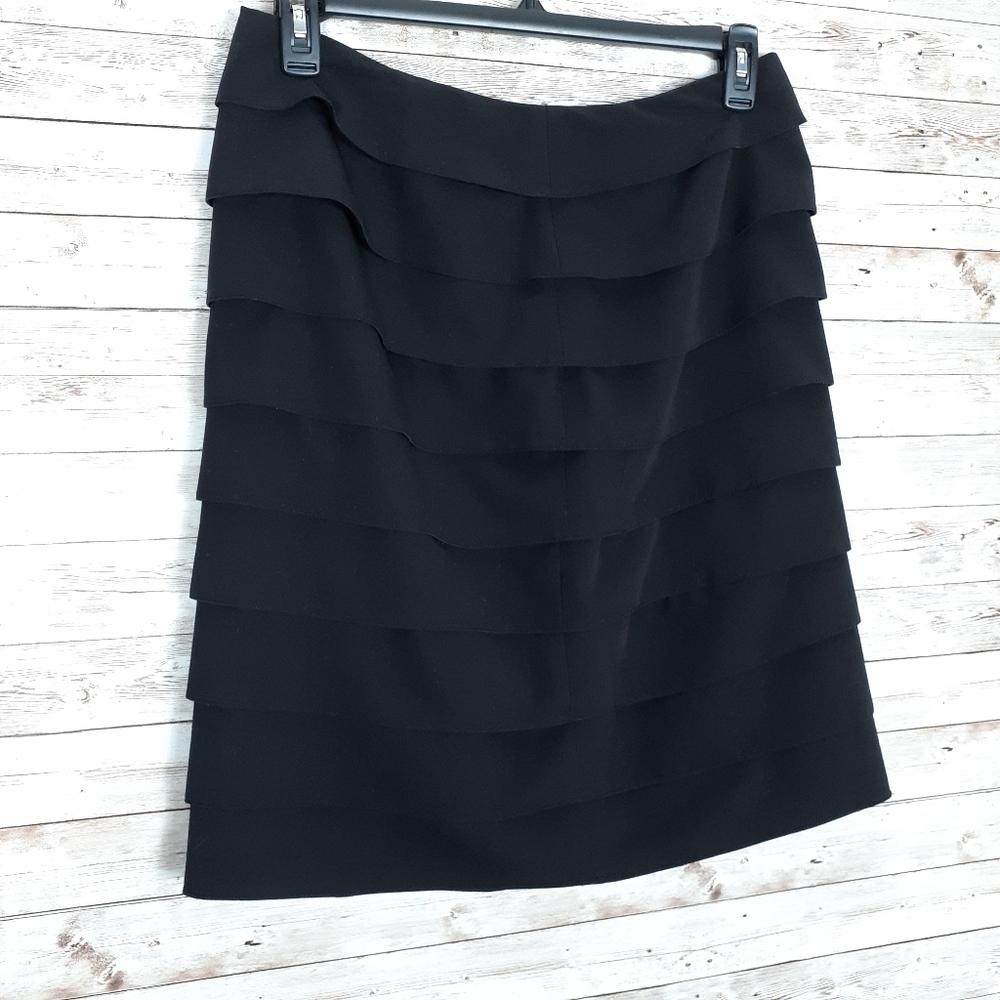 Worthington Layered Skirt Size 10 Back Zip 323 - Picture 2 of 5